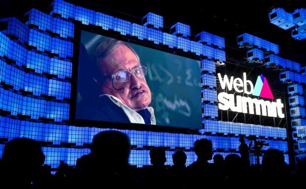 El discurso de Stephen Hawking durante la Cumbre Tencent WE.