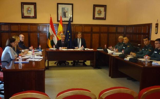 Junta de seguidad celebrada en Santo Domingo. 