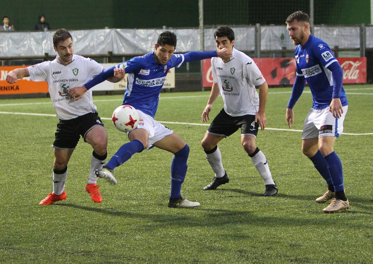 Triunfo con tintes reivindicativos el que conquistó el pasado domingo la UDL en casa del Gernika. Una victoria por 0-1 que sirve para dejar constancia de que el equipo también sabe arañar puntos fuera de Las Gaunas si quiere optar a puestos de brillo en la categoría