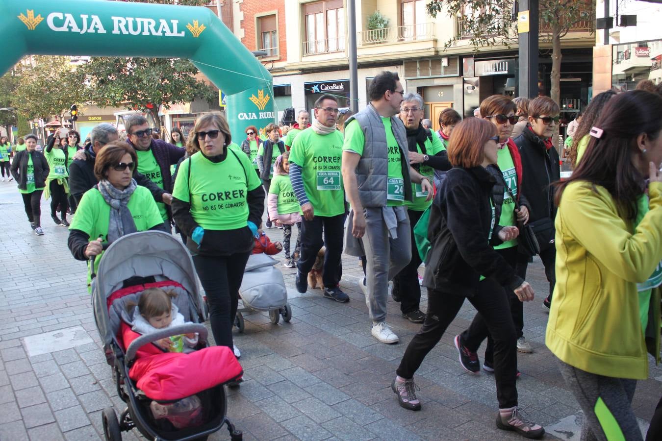 Mucha participación en la carrera contra el cáncer que se celebró en Arnedo.