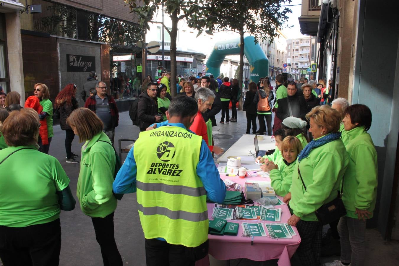 Mucha participación en la carrera contra el cáncer que se celebró en Arnedo.