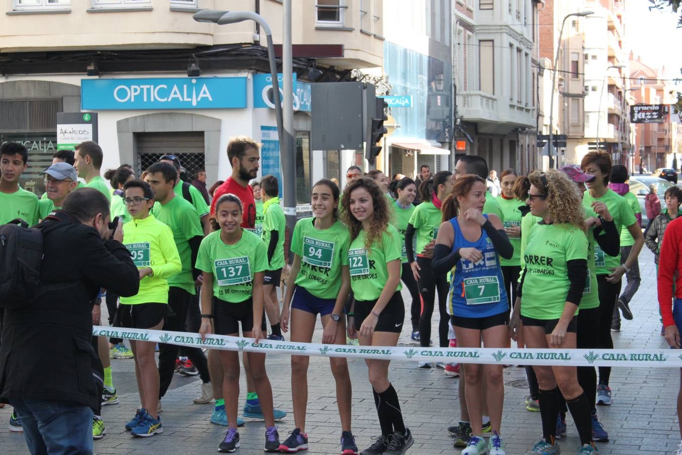 Mucha participación en la carrera contra el cáncer que se celebró en Arnedo.