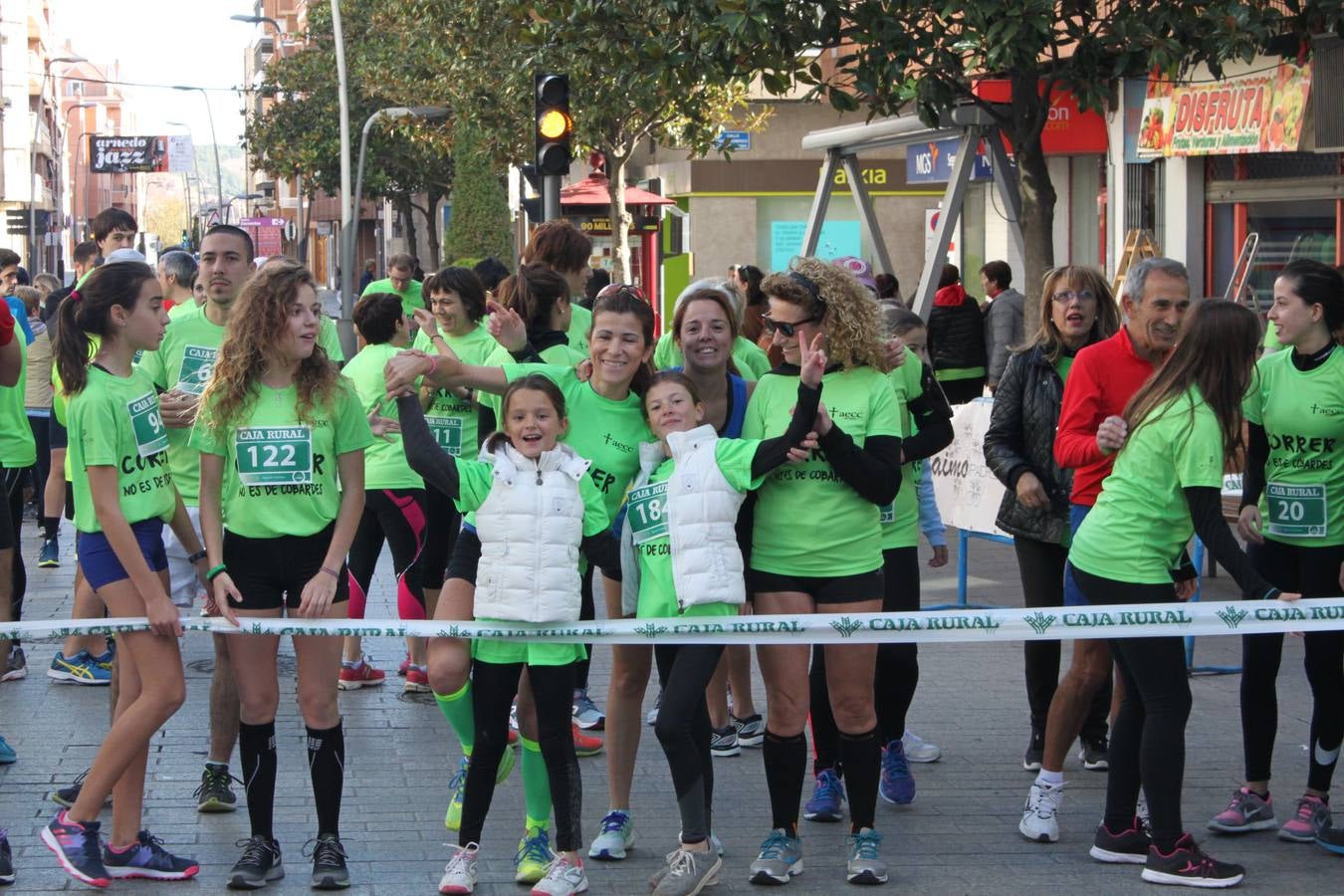 Mucha participación en la carrera contra el cáncer que se celebró en Arnedo.