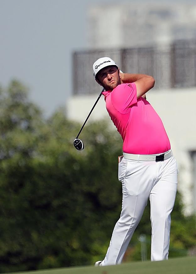 Jon Rahm, ayer. :: afp
