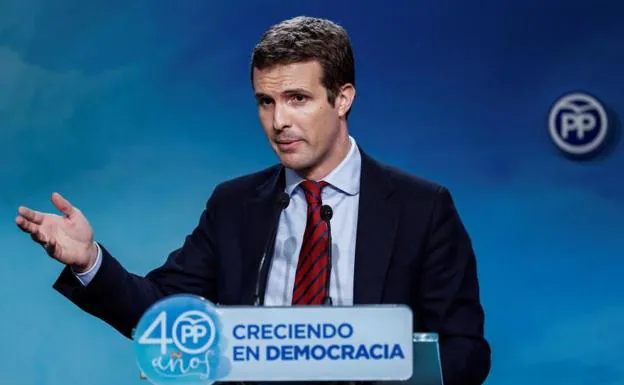 El vicesecretario de Comunicación del PP, Pablo Casado.