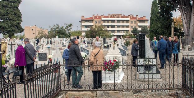 El cementerio de Margubete, durante la pasada festividad de Todos los Santos. :: albo