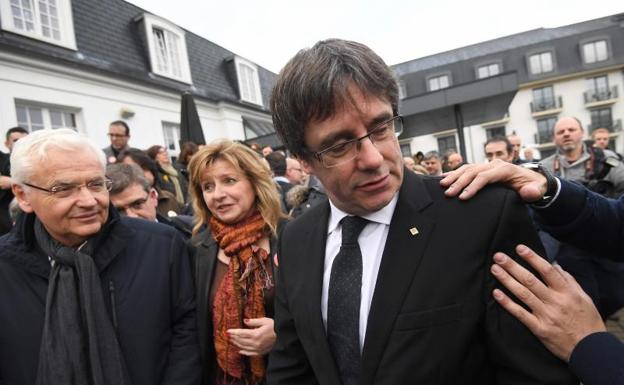 Puigdemont, en Bruselas.