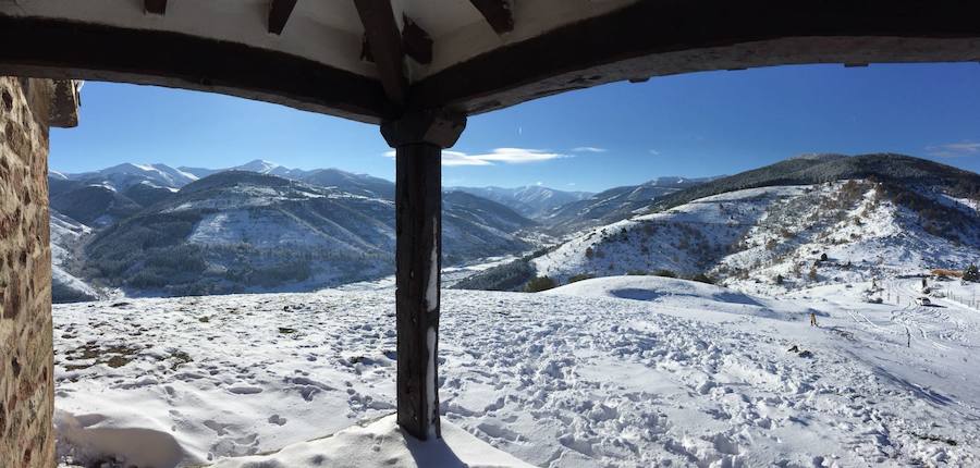 Desde la ermita de Santa Bárbara en Ezcaray.