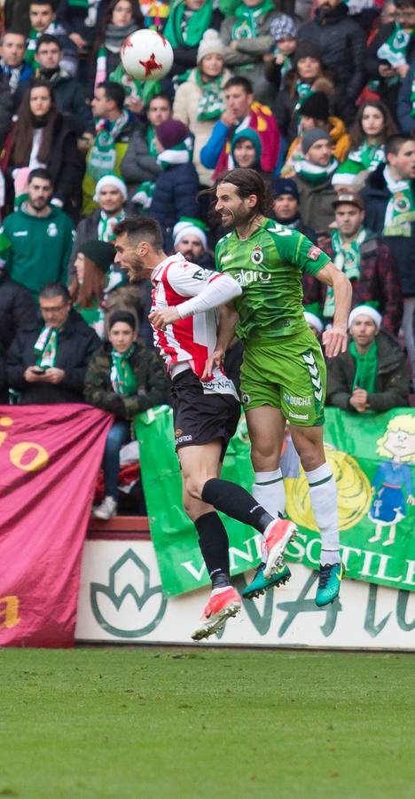 La UD Logroñés ha logrado una gran victoria ante el Racing por 2-1