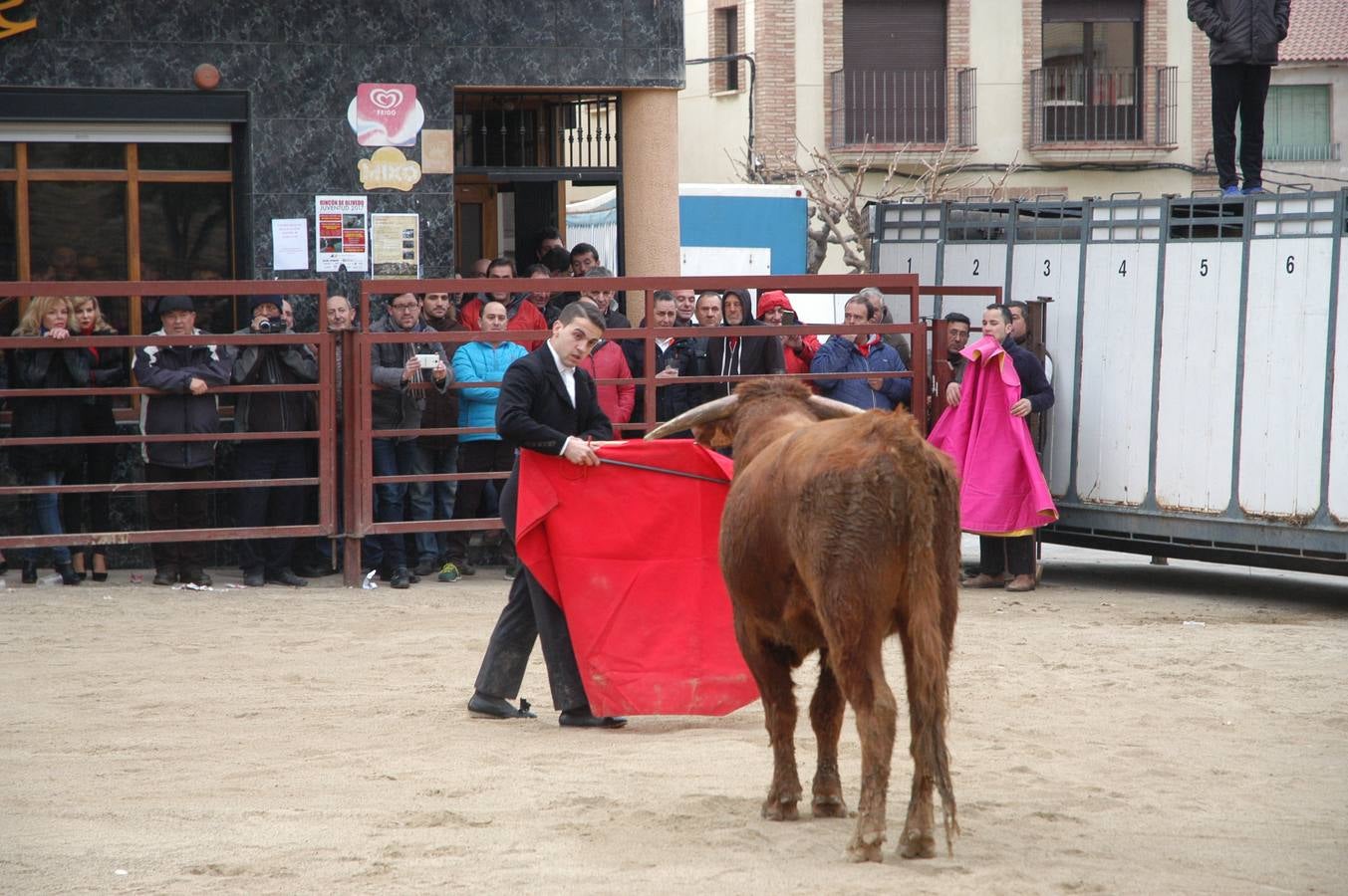 Este sábado ha tenido lugar el Festejo taurino en Rincón de Olivedo. Han participado alumnos de la escuela taurina de Zaragoza. El acto está incluido en las fiestas de la juventud de Rincón de Olivedo.