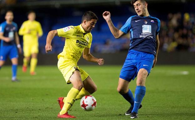 Pablo Fornals, en el partido de Copa del Rey ante la Ponferradina.