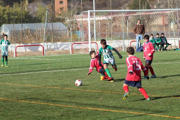 Terminó en gol. La jugada del Pradejón.
