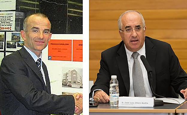 Jesús Les (iz.) y Jesús Ollero. 