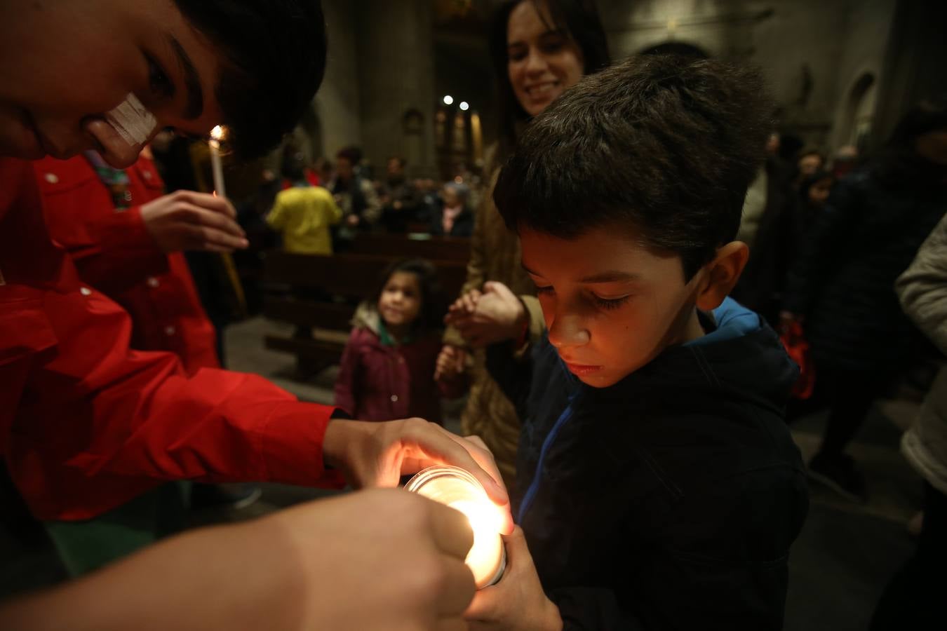 La luz de la Paz de Belén llega a Logroño