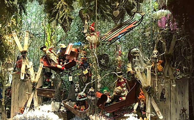 Escaparate de Flores Canoe. 