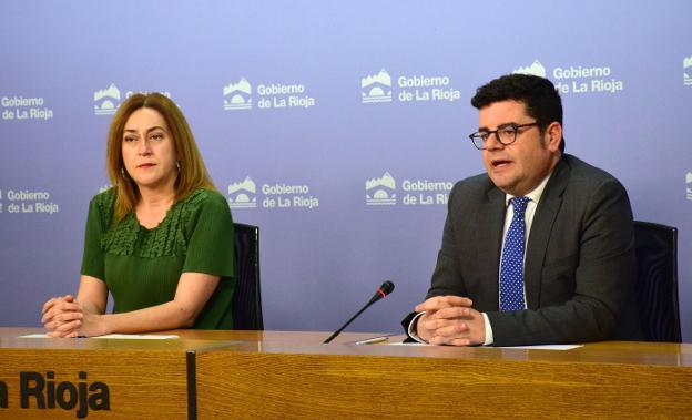 Begoña Martínez y Alfonso Domínguez. 