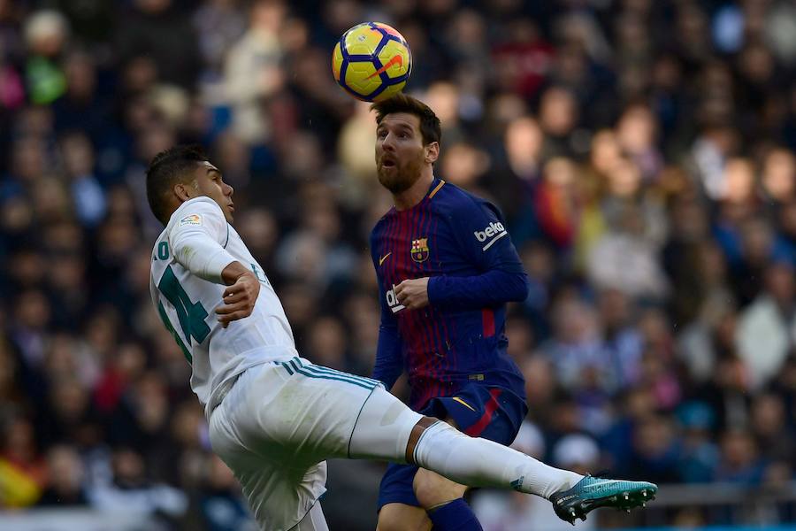 El conjunto azulgrana dejó prácticamente sentenciada la Liga en el Bernabéu tras su victoria por 0-3. 