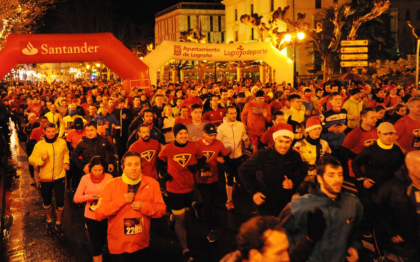 Las imágenes de la cita competitiva de la San Silvestre