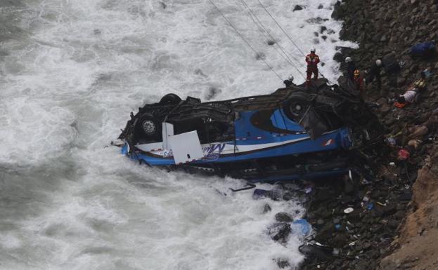 El accidente del autobús que dejó 48 fallecidos.