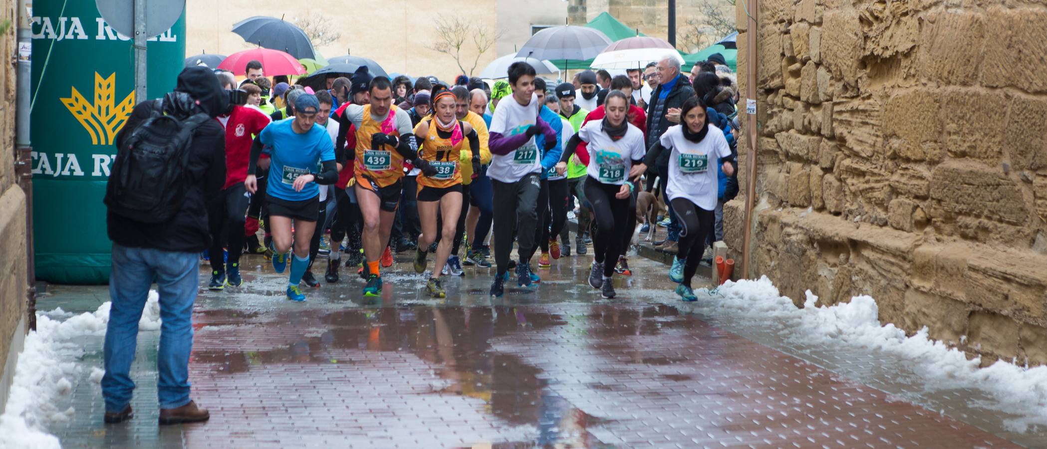 A los deportistas no les paro la nevada del fin de semana