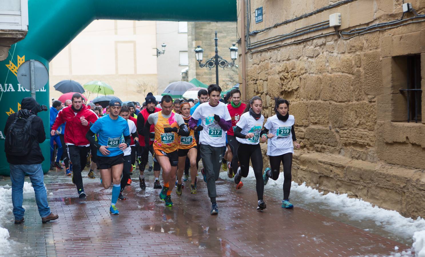 A los deportistas no les paro la nevada del fin de semana