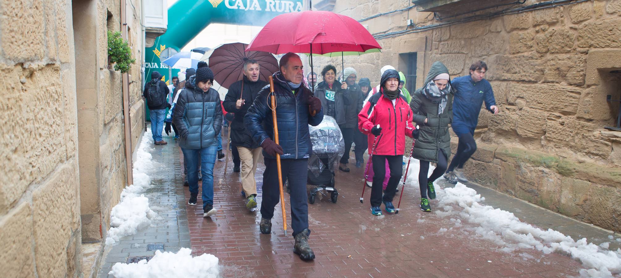 A los deportistas no les paro la nevada del fin de semana