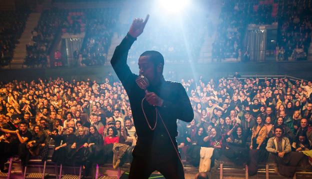 Actuación de Vintage Trouble en el Palacio de Deportes. :: f. díaz