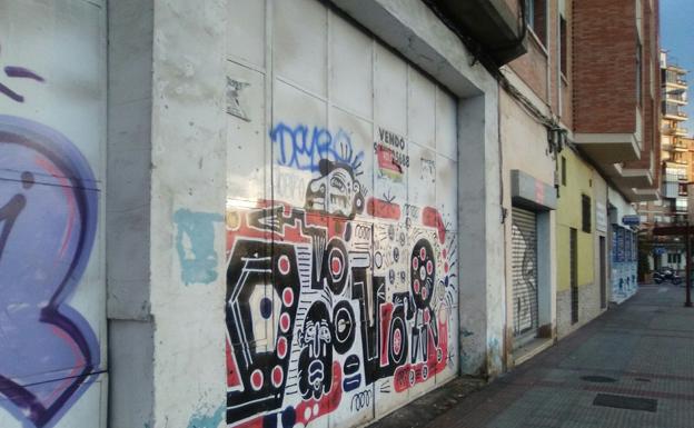 #Andestaba: grafiti en la calle Pino y Amorena