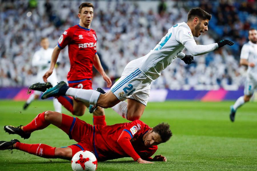 El ‘plan B’ de Zidane vuelve a tropezar en un duelo copero en el que el Real Madrid fue incapaz de paliar sus males ante un Numancia peleón (2-2).