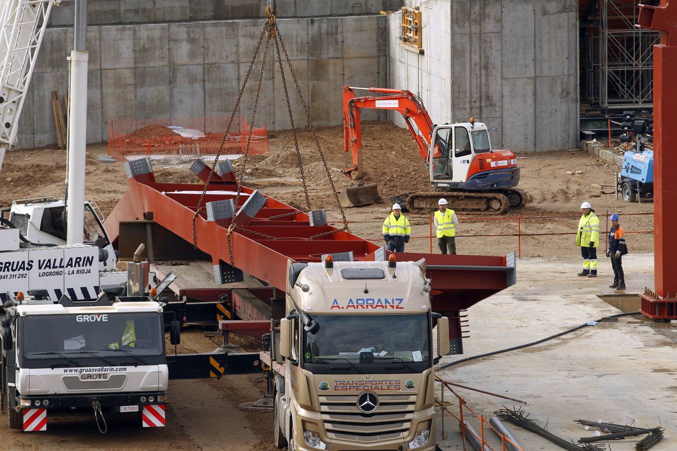 Lla nueva estación de autobuses va tomando forma. 