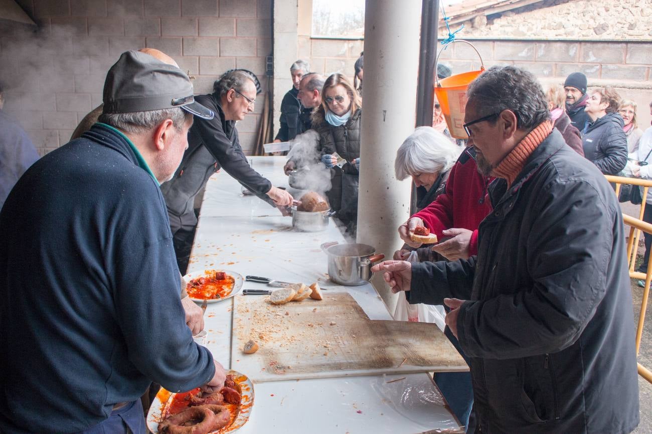 En un día muy frío, se disfrutó de este manjar en el municipio