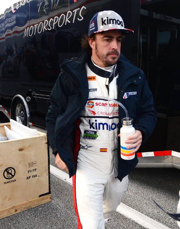 Alonso, en Daytona. :: efe
