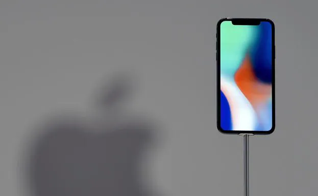 Una imagen del iPhone X.