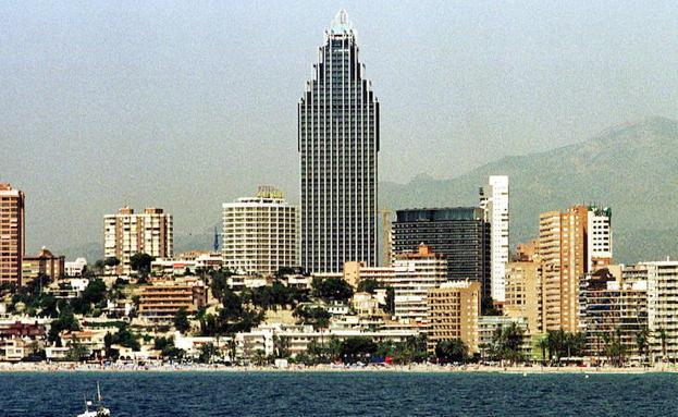 Hotel Bali de Benidorm, uno de los más altos de Europa.