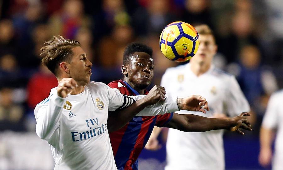 Los blancos empataron con el Levante como ya ocurrió en el Santiago Bernabéu.