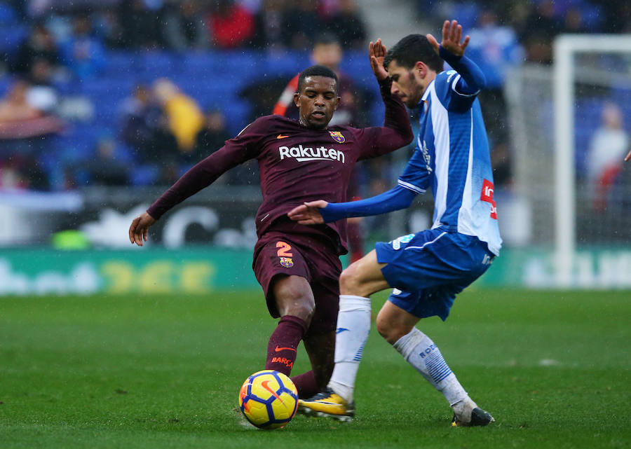 Espanyol y Barcelona empataron en un derbi de alta tensión (1-1). El cuadro blanquiazul se adelantó por medio de Gerard Moreno pero Gerard Piqué puso el empate de cabeza.