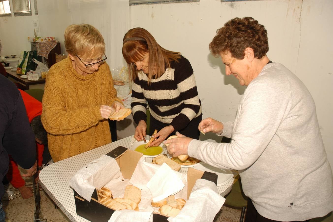 Navajun celebra San Blas con hoguera, bendicion y tostadas