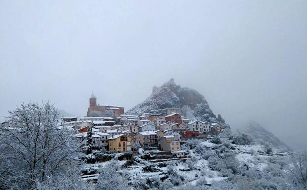 Así amanecía hoy Nieva