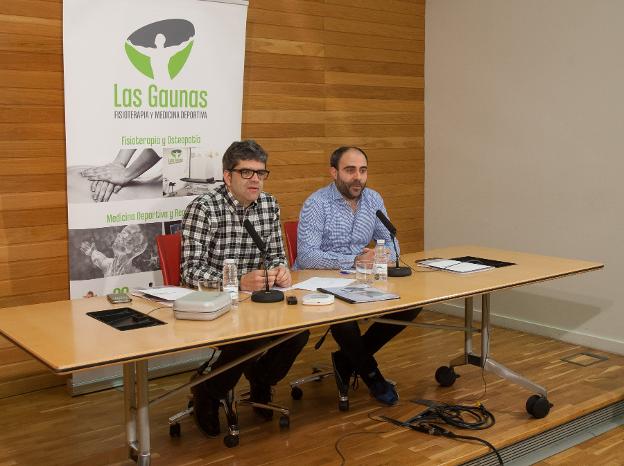 José María Urraca y Miguel Moreno, ayer en rueda de prensa. :: D.u.