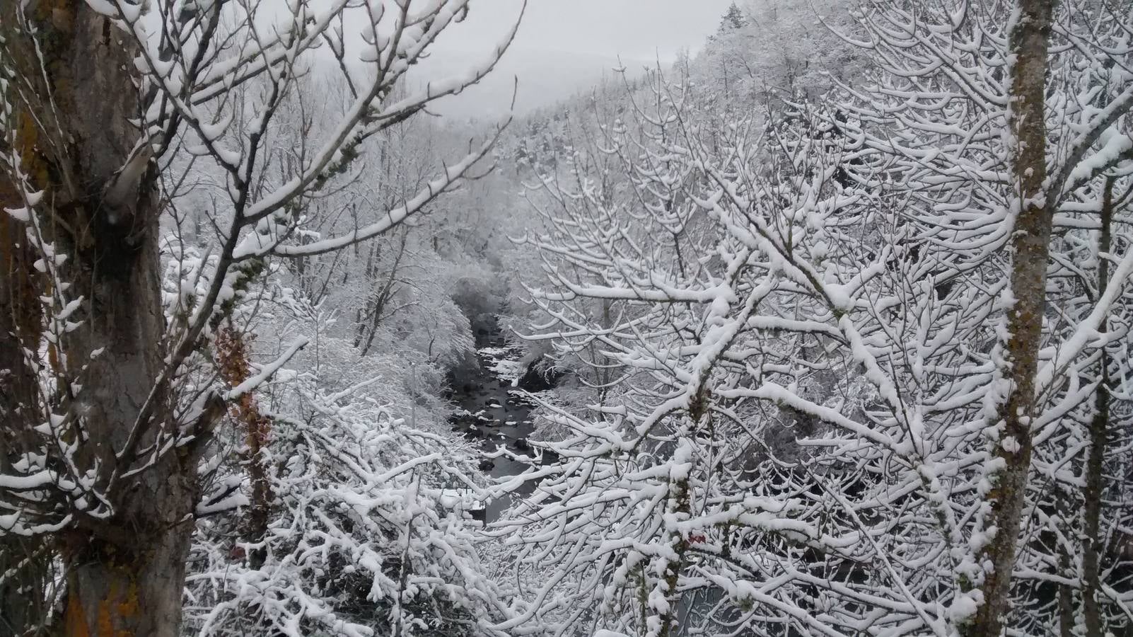 La nieve y el hielo cubren La Rioja