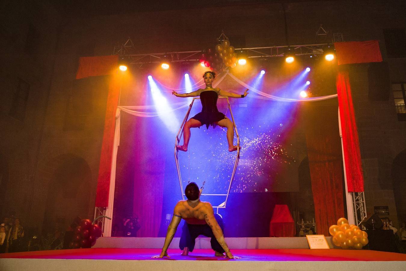 El claustro de Los Agustinos se convirtió en una carpa de circo.