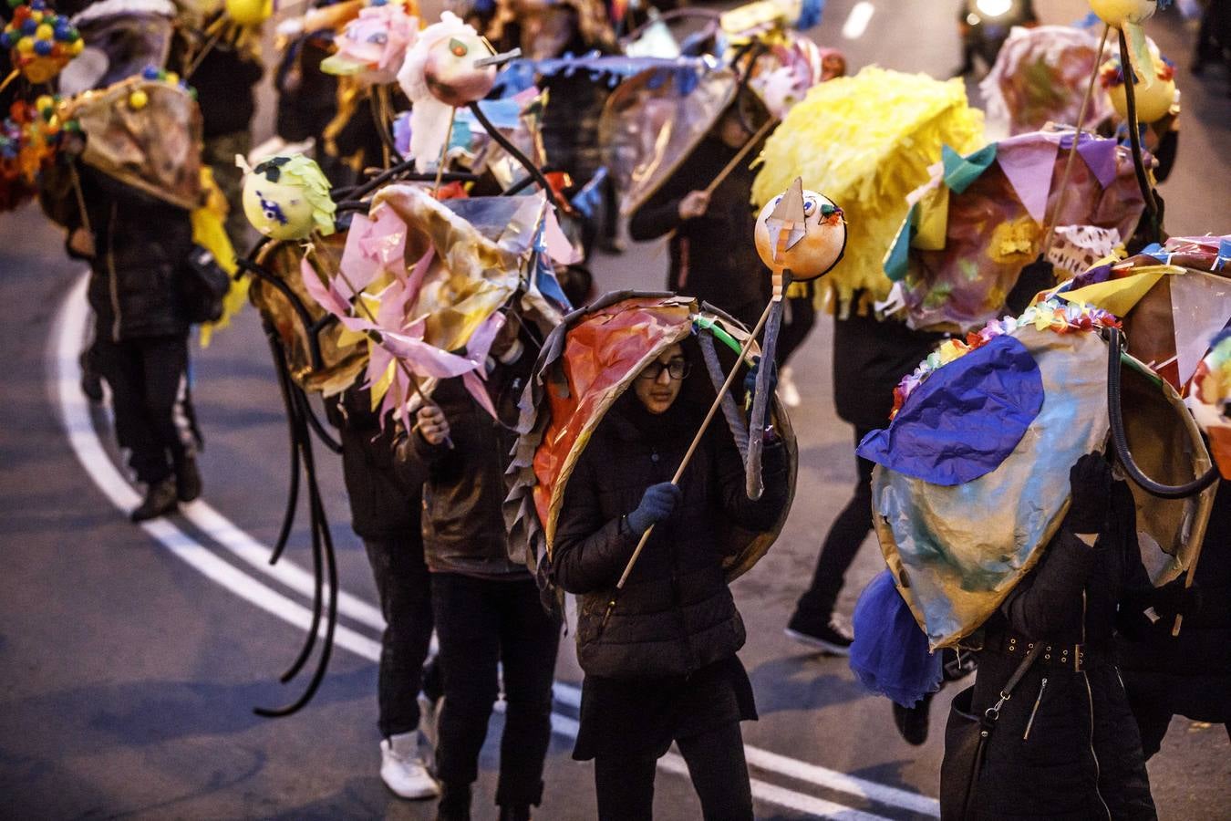 Multitudinario fue el desfile de Carnaval de Logroño, que cada vez está cogiendo más peso dentro de las festividades de la capital riojana.