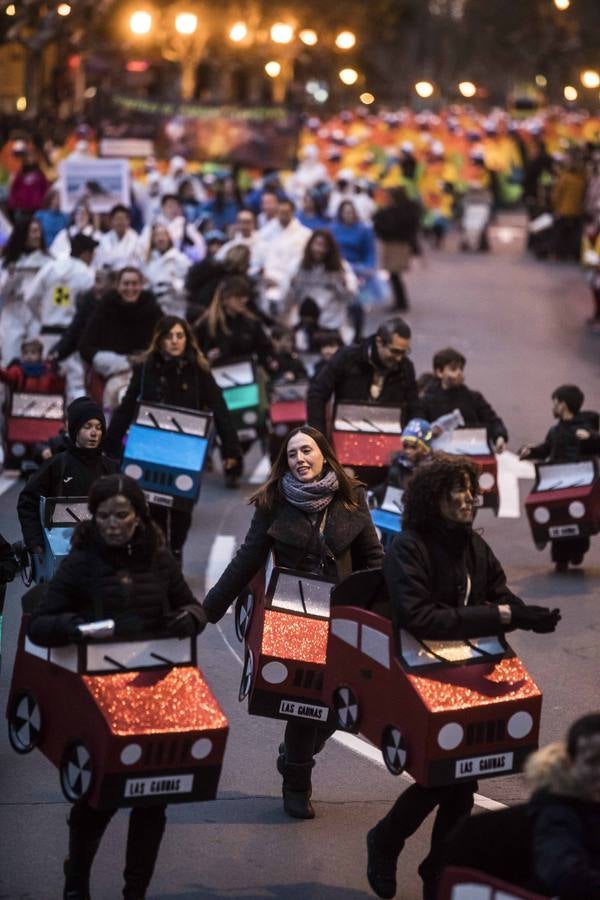 Multitudinario fue el desfile de Carnaval de Logroño, que cada vez está cogiendo más peso dentro de las festividades de la capital riojana.