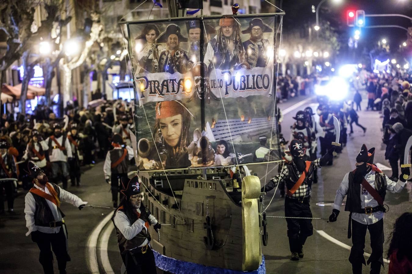 Multitudinario fue el desfile de Carnaval de Logroño, que cada vez está cogiendo más peso dentro de las festividades de la capital riojana.