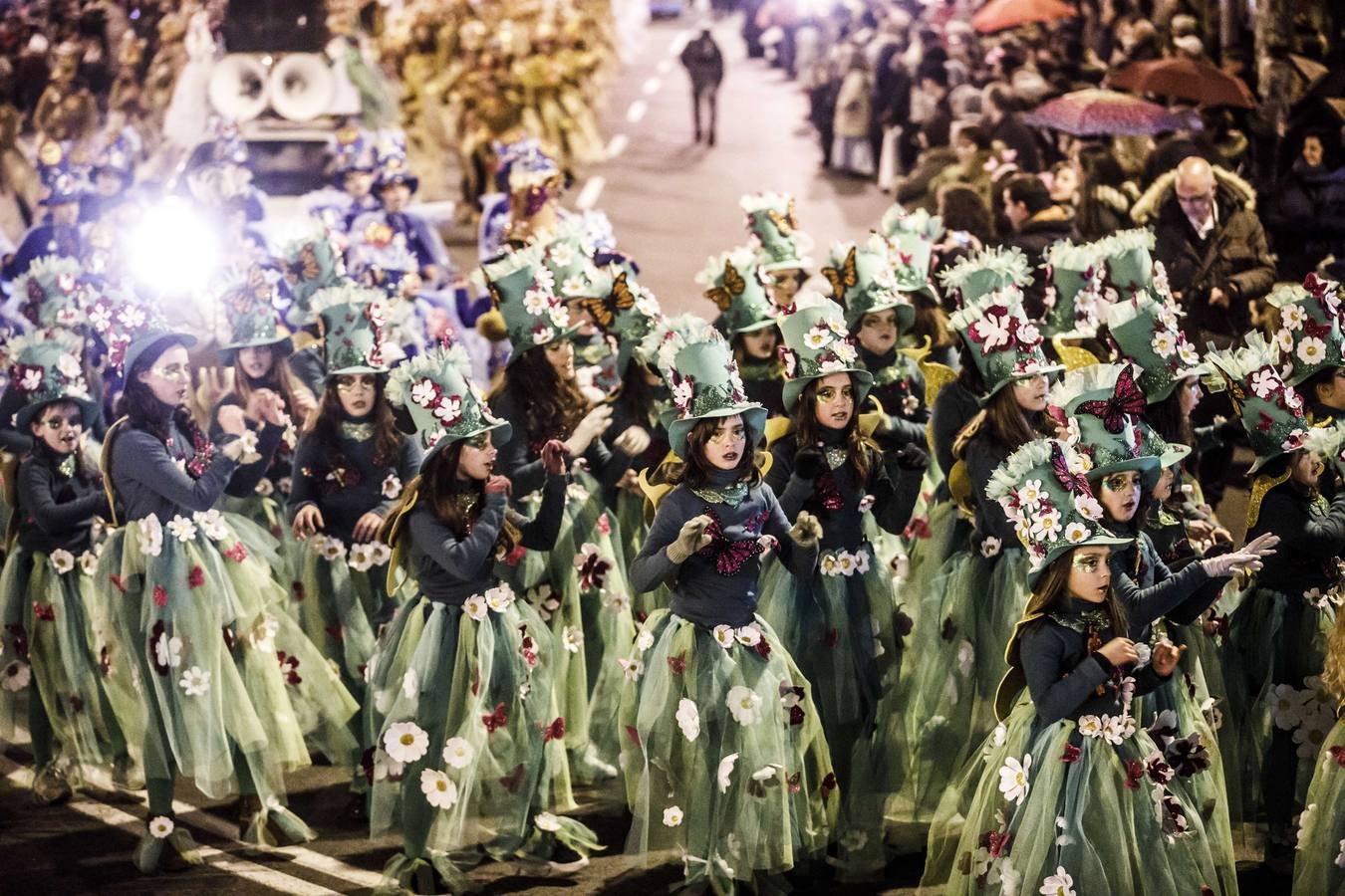 Multitudinario fue el desfile de Carnaval de Logroño, que cada vez está cogiendo más peso dentro de las festividades de la capital riojana.