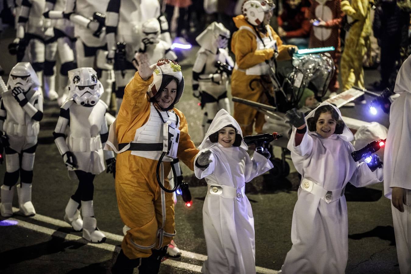 Multitudinario fue el desfile de Carnaval de Logroño, que cada vez está cogiendo más peso dentro de las festividades de la capital riojana.