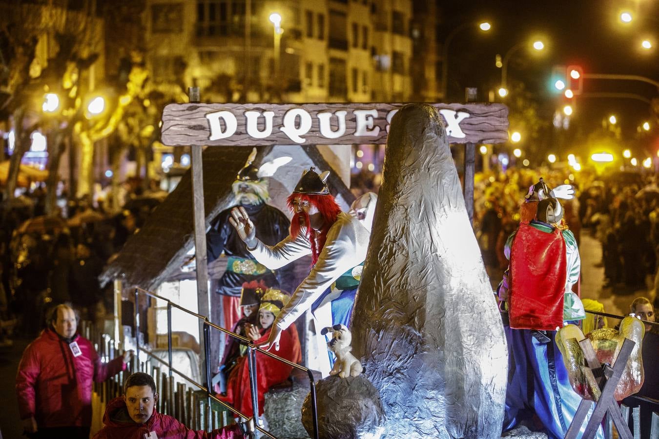 Multitudinario fue el desfile de Carnaval de Logroño, que cada vez está cogiendo más peso dentro de las festividades de la capital riojana.