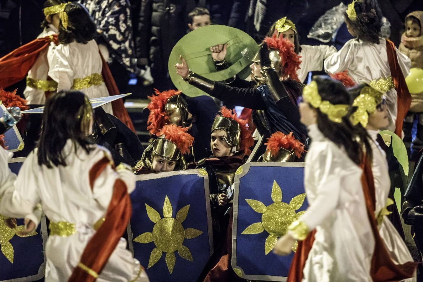 Multitudinario fue el desfile de Carnaval de Logroño, que cada vez está cogiendo más peso dentro de las festividades de la capital riojana.