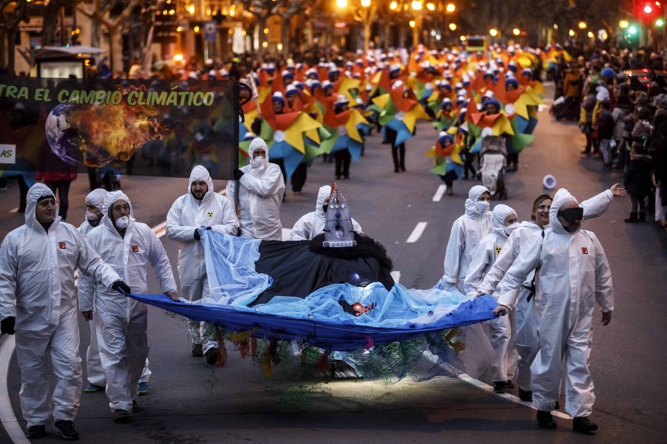 Multitudinario fue el desfile de Carnaval de Logroño, que cada vez está cogiendo más peso dentro de las festividades de la capital riojana.