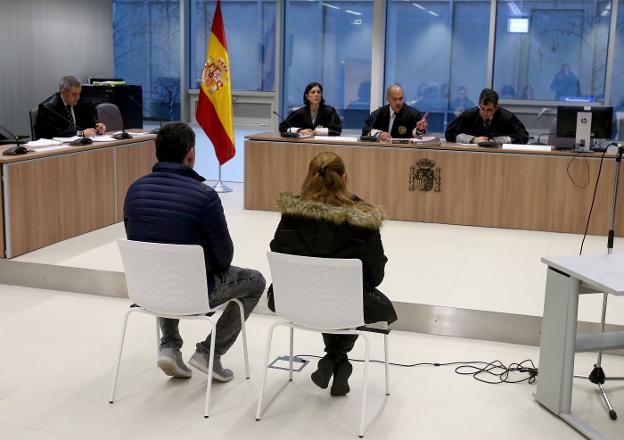 Los acusados, en la última sesión del juicio. :: la rioja